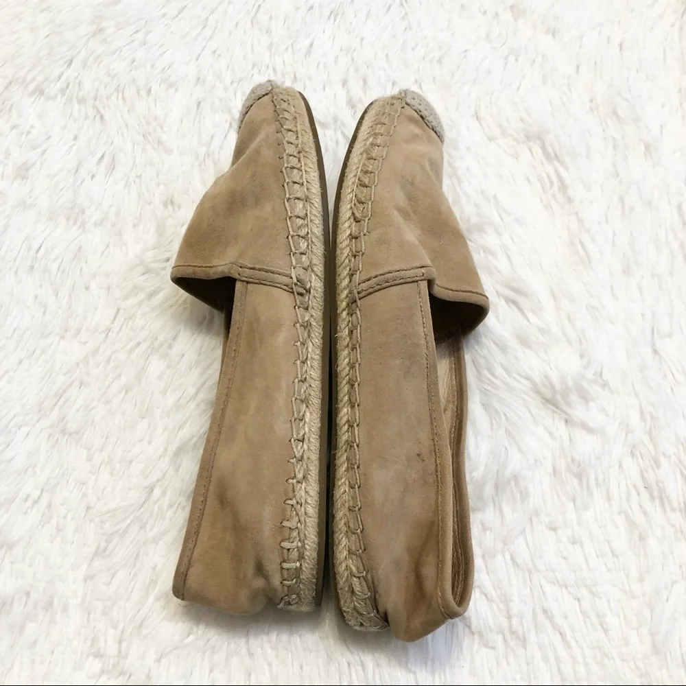 Vince Camuto Beige Suede Espadrille Shoes Sz 8 - Picture 6 of 11
